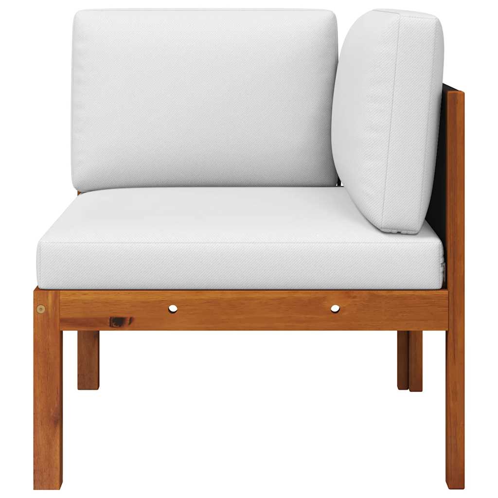 Garden Corner Sofas 2 - piece with Cushions Acacia & Rope - Gardenora