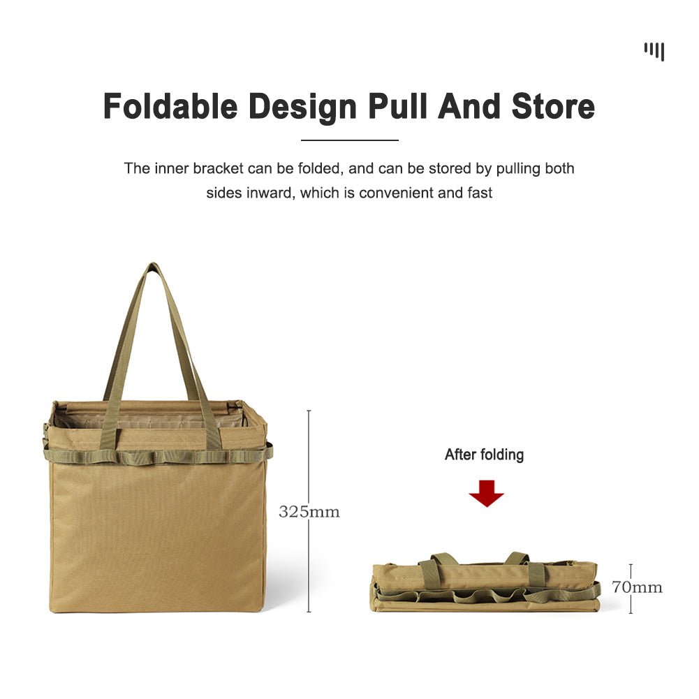 Outdoor Folding Storage Box Shopping Bag - Gardenora