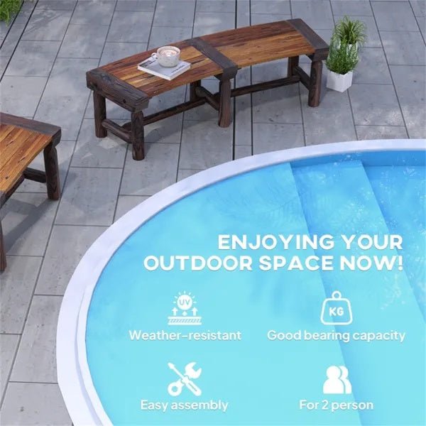 Outdoor Garden Bench Garden Chair - Gardenora