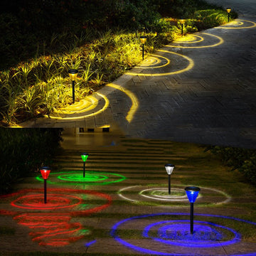 Solar Pathway Lights Led Home Outdoor Waterproof Plug - in Garden Atmosphere Landscape Light Waterproof Solar Path Lights Decorative For Yard Path Lawn - Gardenora